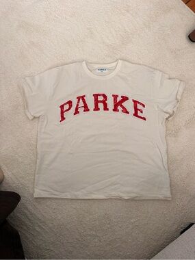 Parke Bandana Print Varsity Tee
